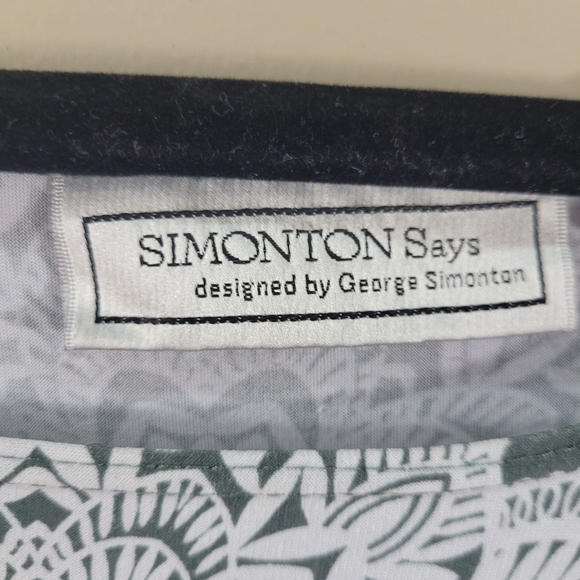 Simonton Says Tunic Size 3X Short Sleeve Pull Over Top Blouse EUC Womens - Picture 5 of 7